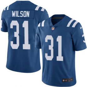 Wholesale Cheap Nike Colts #31 Quincy Wilson Royal Blue Team Color Youth Stitched NFL Vapor Untouchable Limited Jersey