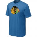 Wholesale Cheap Chicago Blackhawks Big & Tall Logo Indigo Blue NHL T-Shirt