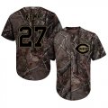 Wholesale Cheap Reds #27 Matt Kemp Camo Realtree Collection Cool Base Stitched MLB Jersey