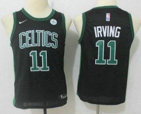 Cheap Youth Boston Celtics #11 Kyrie Irving Black 2017-2018 Nike Swingman General Electric Stitched NBA Jersey