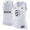 Wholesale Cheap Nike Toronto Raptors #10 DeMar DeRozan White Women's NBA Jordan Swingman 2018 All-Star Game Jersey