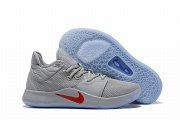 Wholesale Cheap Nike PG 3 Gray Red-logo