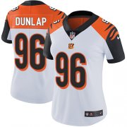 Wholesale Cheap Nike Bengals #96 Carlos Dunlap White Women's Stitched NFL Vapor Untouchable Limited Jersey