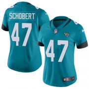 Wholesale Cheap Nike Jaguars #47 Joe Schobert Teal Green Alternate Women's Stitched NFL Vapor Untouchable Limited Jersey