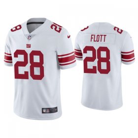 Wholesale Cheap Men\'s New York Giants #28 Cordale Flott White Vapor Untouchable Limited Stitched NFL Jersey