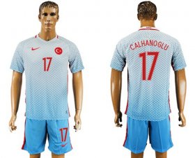 Wholesale Cheap Turkey #17 Calhanoglu Away Soccer Country Jersey