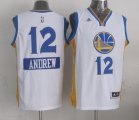 Wholesale Cheap Golden State Warriors #12 Andrew Bogut Revolution 30 Swingman 2014 Christmas Day White Jersey