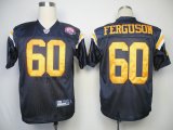 Wholesale Cheap Jets #60 D'Brickashaw Ferguson Dark Blue With AFL 50TH Patch Stitched NFL Jersey