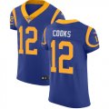 Wholesale Cheap Nike Rams #12 Brandin Cooks Royal Blue Alternate Men's Stitched NFL Vapor Untouchable Elite Jersey