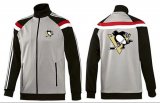 Wholesale Cheap NHL Pittsburgh Penguins Zip Jackets Grey