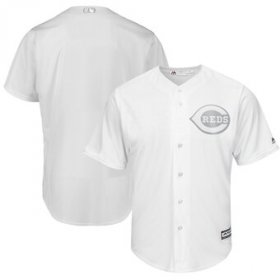 Wholesale Cheap Cincinnati Reds Blank Majestic 2019 Players\' Weekend Cool Base Team Jersey White