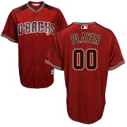 Wholesale Cheap Arizona Diamondbacks Majestic Cool Base Custom Jersey Red