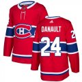 Wholesale Cheap Adidas Canadiens #24 Phillip Danault Red Home Authentic Stitched NHL Jersey