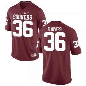 Wholesale Cheap Men\'s Nike Dimitri Flowers Oklahoma Sooners #36 Limited Cardinal Alumni Football Jersey