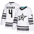 Wholesale Cheap Adidas Stars #4 Miro Heiskanen White Authentic 2019 All-Star Youth Stitched NHL Jersey