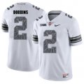 Wholesale Cheap Ohio State Buckeyes 2 J.K. Dobbins White Shadow College Football Jersey