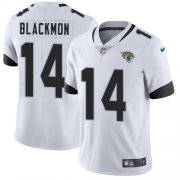 Wholesale Cheap Nike Jaguars #14 Justin Blackmon White Men's Stitched NFL Vapor Untouchable Limited Jersey