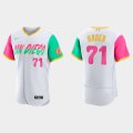 Wholesale Cheap Mens San Diego Padres #71 Josh Hader White 2022 City Connect Jersey