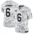 Cheap Men's Arizona Cardinals #6 James Conner 2024 F.U.S.E. Arctic Camo Salute to Service Limited Football Stitched Jersey