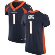 Wholesale Cheap Nike Broncos #1 Marquette King Navy Blue Alternate Men's Stitched NFL Vapor Untouchable Elite Jersey