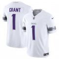 Wholesale Cheap Men's Minnesota Vikings #1 Bud Grant White F.U.S.E. Winter Warrior Limited Football Stitched Jersey