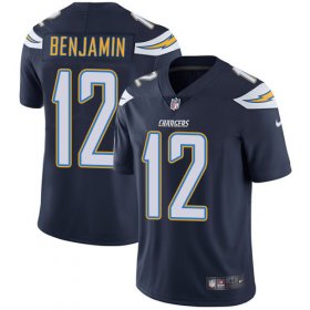 Wholesale Cheap Nike Chargers #12 Travis Benjamin Navy Blue Team Color Men\'s Stitched NFL Vapor Untouchable Limited Jersey