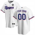 Men's Texas Rangers Active Player Custom White 2023 World Series Stitched Baseball Jersey