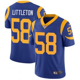 Wholesale Cheap Nike Rams #58 Cory Littleton Royal Blue Alternate Youth Stitched NFL Vapor Untouchable Limited Jersey