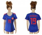 Wholesale Cheap Women's Colombia #19 Hernandez Away Soccer Country Jersey