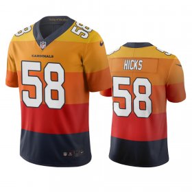 Wholesale Cheap Arizona Cardinals #58 Jordan Hicks Sunset Orange Vapor Limited City Edition NFL Jersey