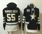 Wholesale Cheap Men's Dallas Cowboys #55 Leighton Vander Esch NEW Navy Blue Pocket Stitched NFL Pullover Hoodie