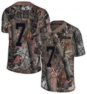 Wholesale Cheap Nike Jaguars #7 Nick Foles Camo Men\'s Stitched NFL Limited Rush Realtree Jersey