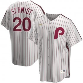 Wholesale Cheap Philadelphia Phillies #20 Mike Schmidt Nike Home Cooperstown Collection Player MLB Jersey White