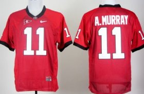 Wholesale Cheap Georgia Bulldogs #11 Aaron Murray Red Jersey