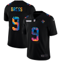 Cheap New Orleans Saints #9 Drew Brees Men's Nike Multi-Color Black 2020 NFL Crucial Catch Vapor Untouchable Limited Jersey