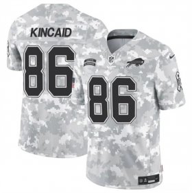 Cheap Men\'s Buffalo Bills #86 Dalton Kincaid 2024 F.U.S.E. Arctic Camo Salute to Service Limited Football Stitched Jersey