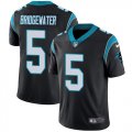 Wholesale Cheap Nike Panthers #5 Teddy Bridgewater Black Team Color Men's Stitched NFL Vapor Untouchable Limited Jersey