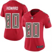 Wholesale Cheap Nike Buccaneers #80 O. J. Howard Red Women's Stitched NFL Limited Rush Jersey