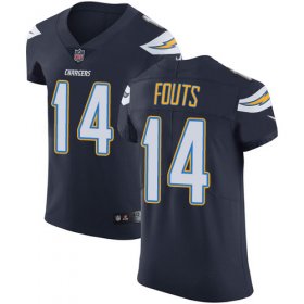 Wholesale Cheap Nike Chargers #14 Dan Fouts Navy Blue Team Color Men\'s Stitched NFL Vapor Untouchable Elite Jersey