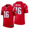 Wholesale Cheap Men's New England Patriots #16 Jakobi Meyers Inverted Legend Red Jersey