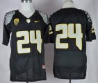 Wholesale Cheap Oregon Ducks #24 Thomas Tyner 2013 Black Elite Jersey