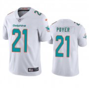 Cheap Men's Miami Dolphins #21 Jordan Poyer White Vapor Limited Football Stitched Jersey