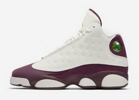 Wholesale Cheap Air Jordan 13 Bordeaux White/Deep Red