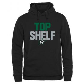 Wholesale Cheap Dallas Stars Top Shelf Pullover Hoodie Black