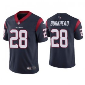 Wholesale Cheap Men\'s Navy Houston Texans #28 Rex Burkhead Vapor Untouchable Limited Stitched Jersey