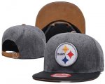 Wholesale Cheap NFL Pittsburgh Steelers Team Logo Snapback Adjustable Hat