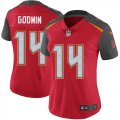 Wholesale Cheap Nike Buccaneers #14 Chris Godwin Red Team Color Women's Stitched NFL Vapor Untouchable Limited Jersey