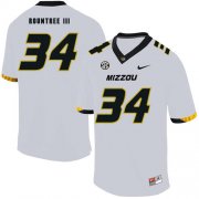 Wholesale Cheap Missouri Tigers 34 Larry Rountree III White Nike College Football Jersey