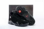 Wholesale Cheap Air Jordan 14 Black Cat Black/Red