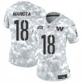 Cheap Women's Washington Commanders #18 Marcus Mariota 2024 F.U.S.E Arctic Camo Salute To Service(Run Small)